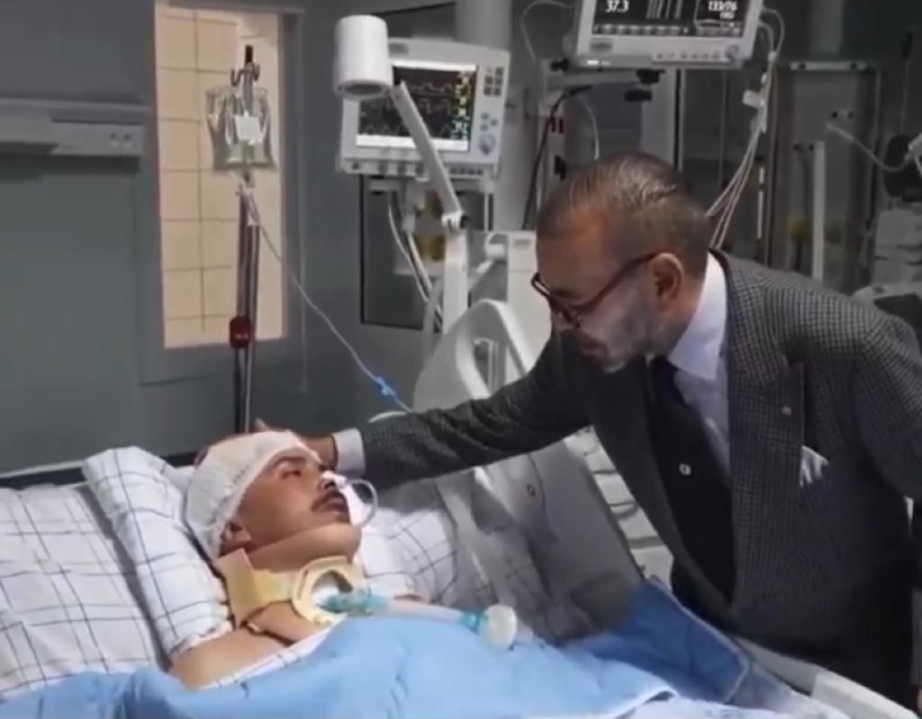 Séisme au Maroc : Le Roi Mohammed VI au chevet des blessés